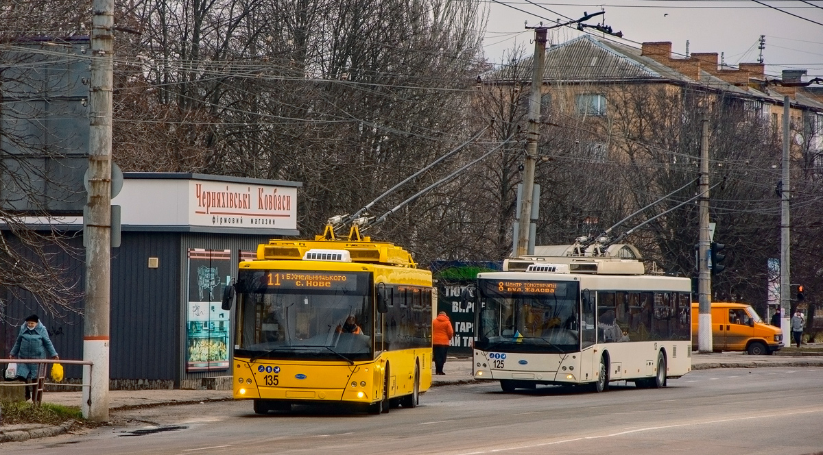 Кропивницки, Дніпро Т203 № 135; Кропивницки, Дніпро Т203 № 125