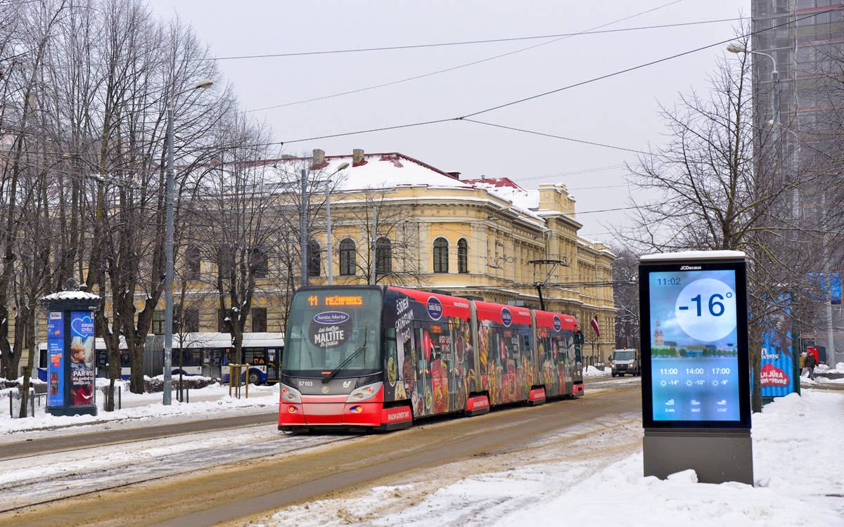 Riga, Škoda 15T ForCity Alfa Riga — 57103