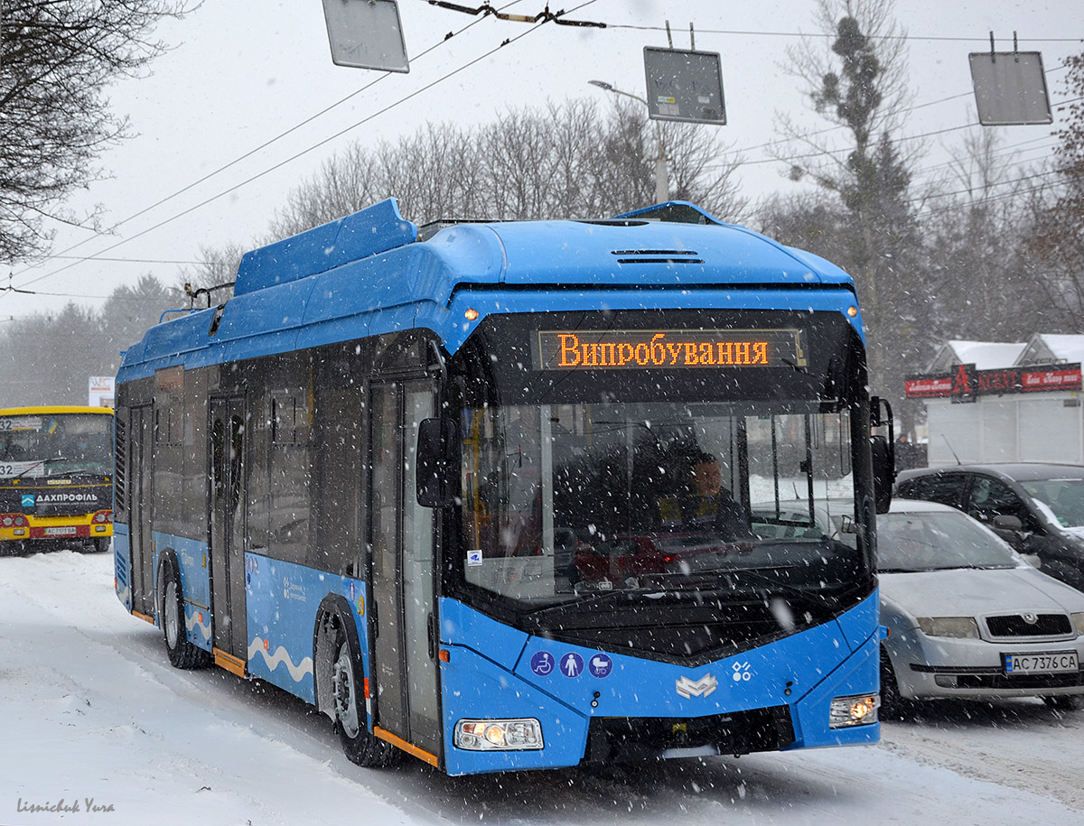 Dnipro, AKSM 32100D (BKM-Ukraine) # 1014; Lutsk — New trolleybuses BKM