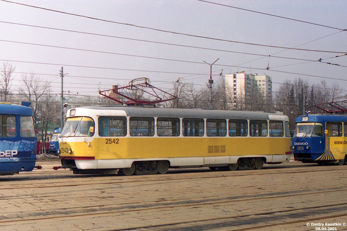 Москва, Tatra T3SU № 2542