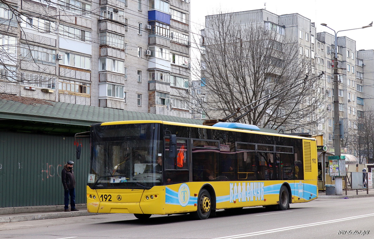 Кременчуг, ЛАЗ E183D1 № 192