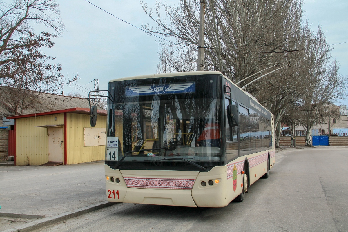Запорожье, ЛАЗ E183D1 № 211
