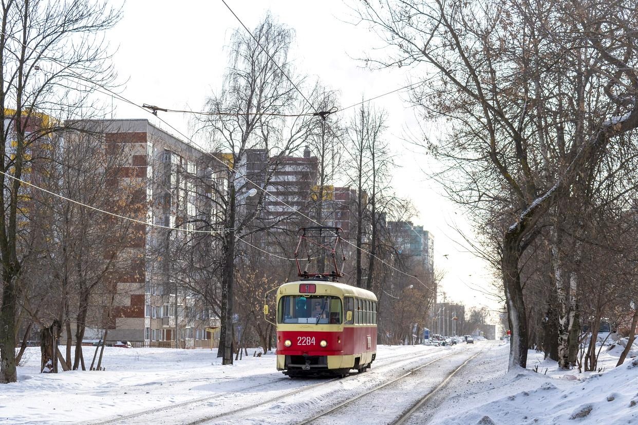 Ижевск, Tatra T3SU (двухдверная) № 2284