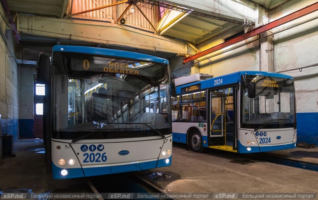 Bălți, Dnipro T203 Br. 2026; Bălți, Dnipro T203 Br. 2024; Bălți — New Dnipro-T203 trolleybuses 2021