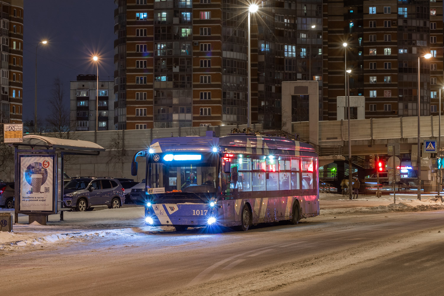 Санкт-Петербург, Тролза-5265.08 «Мегаполис» № 1017