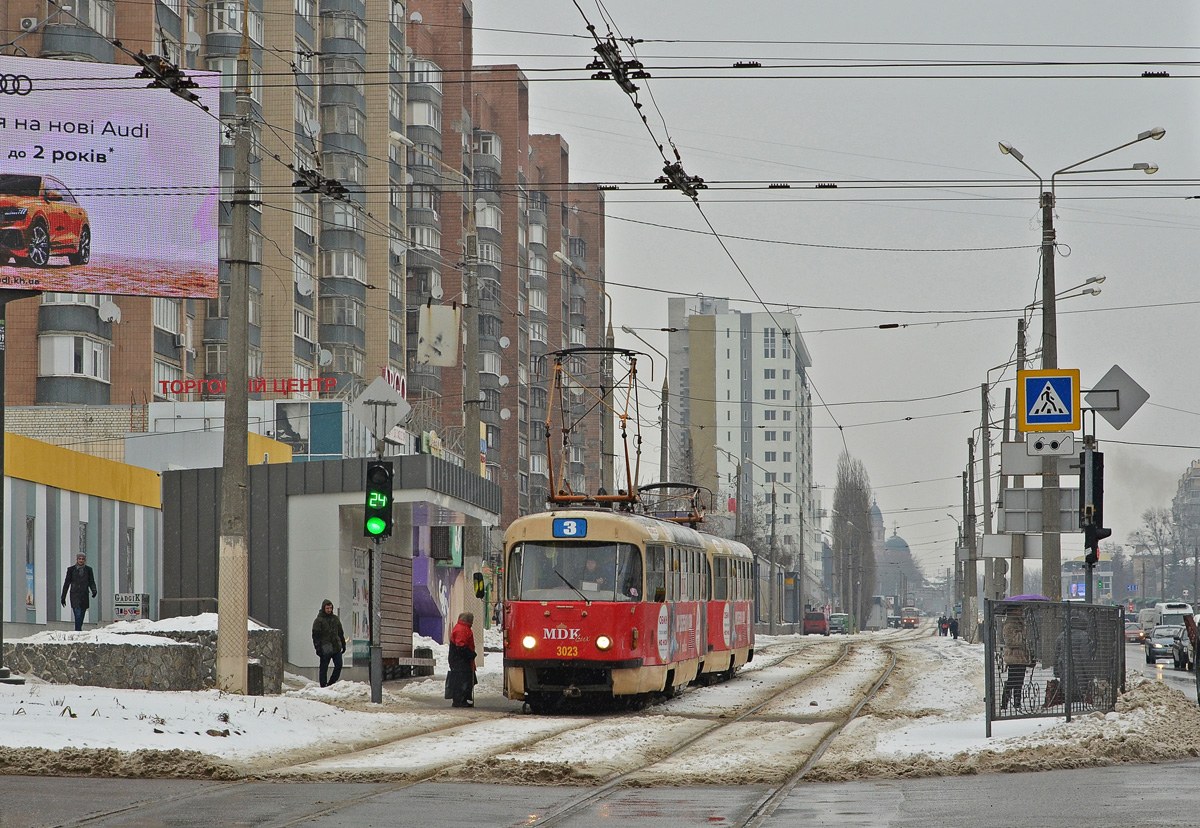 Харків, Tatra T3SU № 3023 Харків, Tatra T3SU № 3023