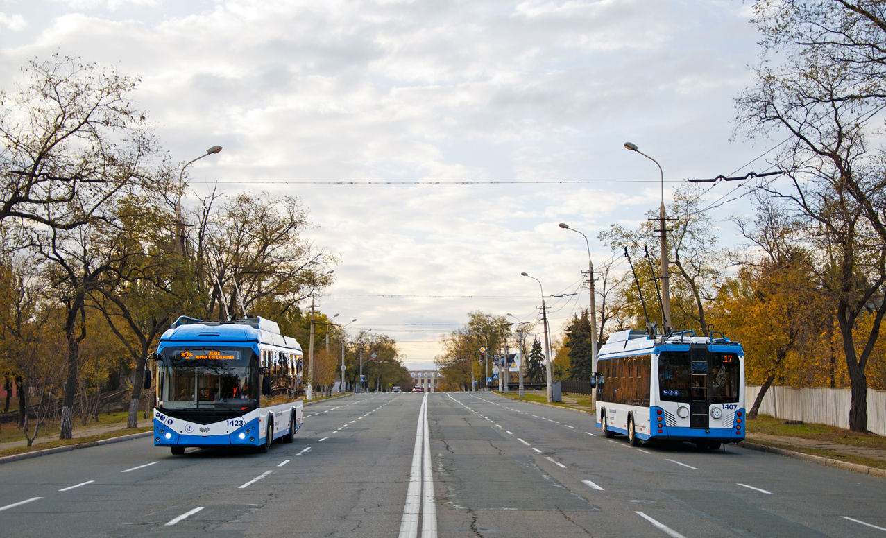 Мариуполь, АКСМ 321 (БКМ-Україна) № 1423; Мариуполь, АКСМ 321 (БКМ-Україна) № 1407