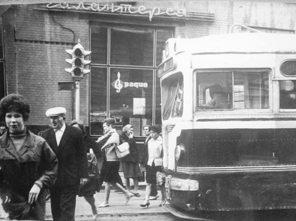 Владивосток — Исторические фотографии — трамвай (1946-1970)