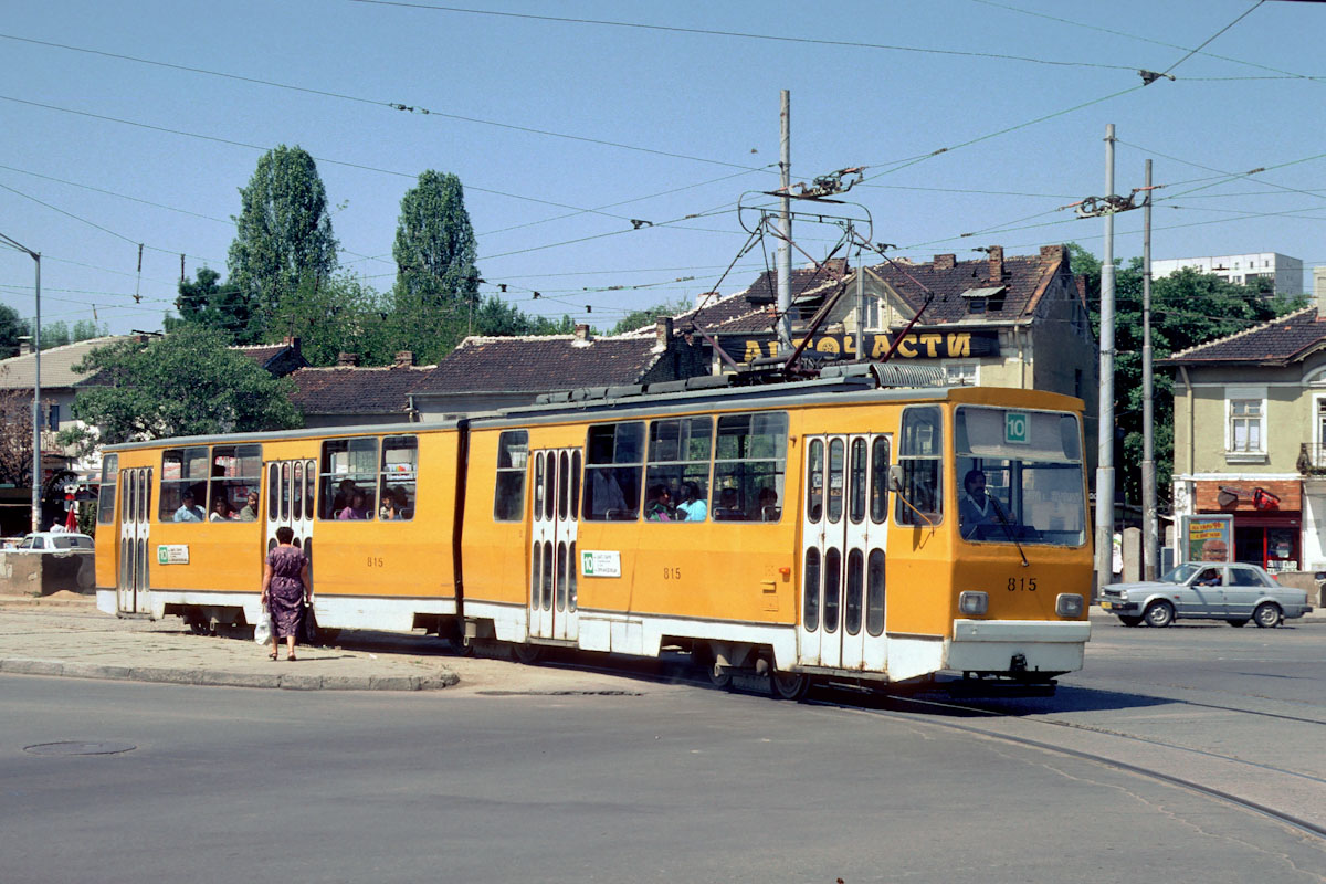 索菲亞, T6M-700 # 815; 索菲亞 — Historical — Тramway photos (1990–2010)