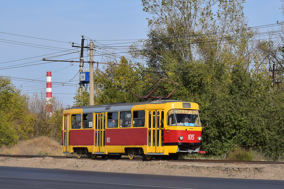 Волжский, Tatra T3SU № 105