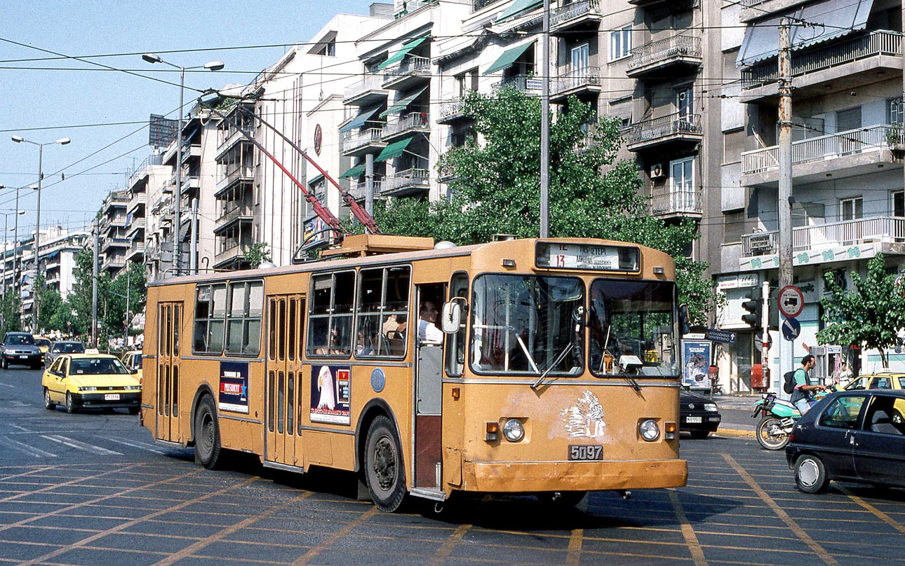 Athens, ZiU-682V1UG # 5097; Athens — Trolleybuses — old photos
