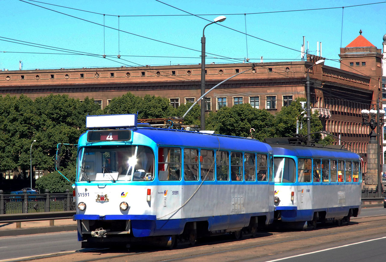 Рига, Tatra T3A № 51591