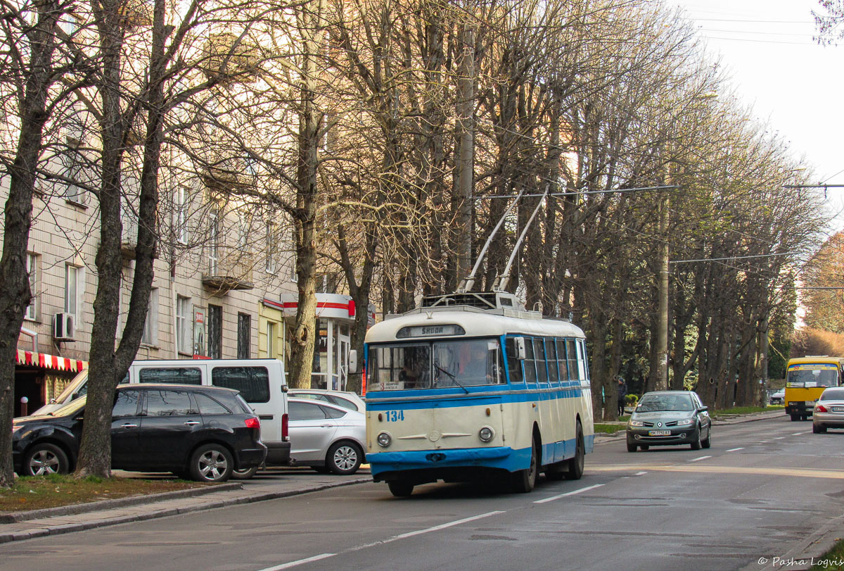 Роўнае, Škoda 9TrHT28 № 134 Роўнае, Škoda 9TrHT28 № 134