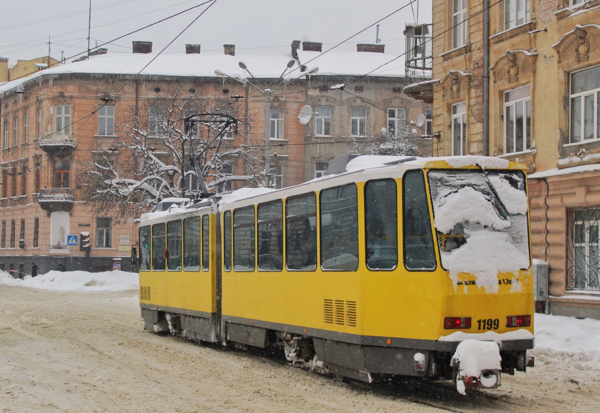 Львов, Tatra KT4DM № 1199
