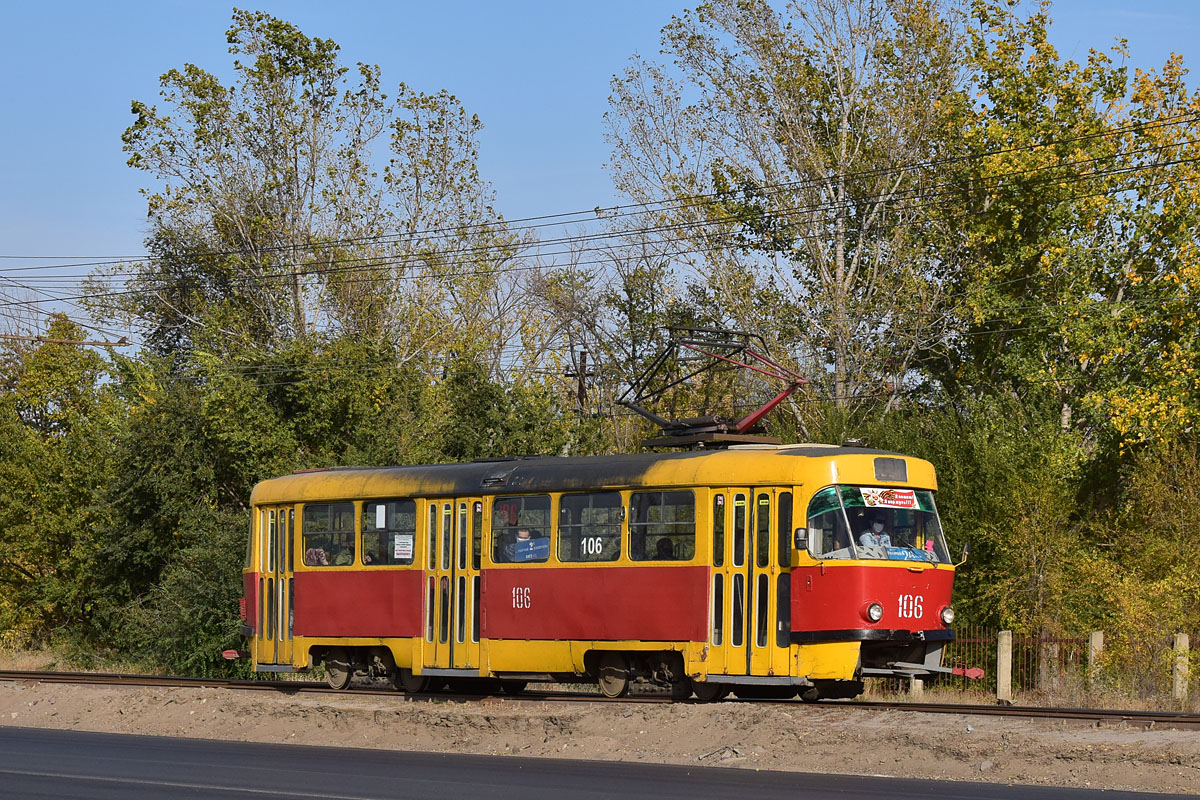 Волжский, Tatra T3SU № 106