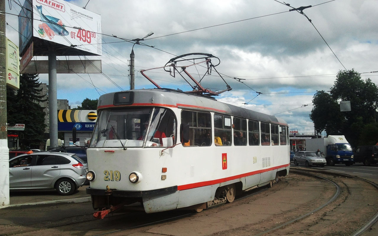 Tverė, Tatra T3SU nr. 219; Tverė — The last years of the Tver streetcar (2017 — 2018)