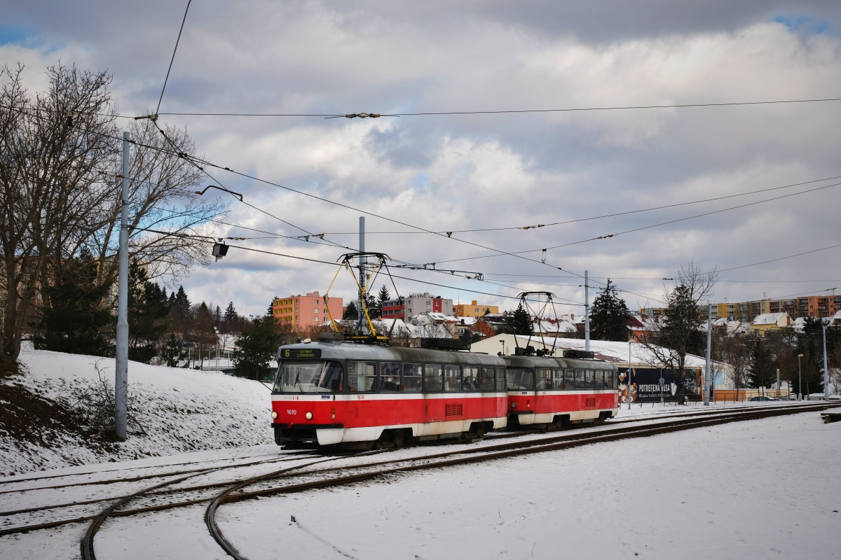 Брно, Tatra T3G № 1610