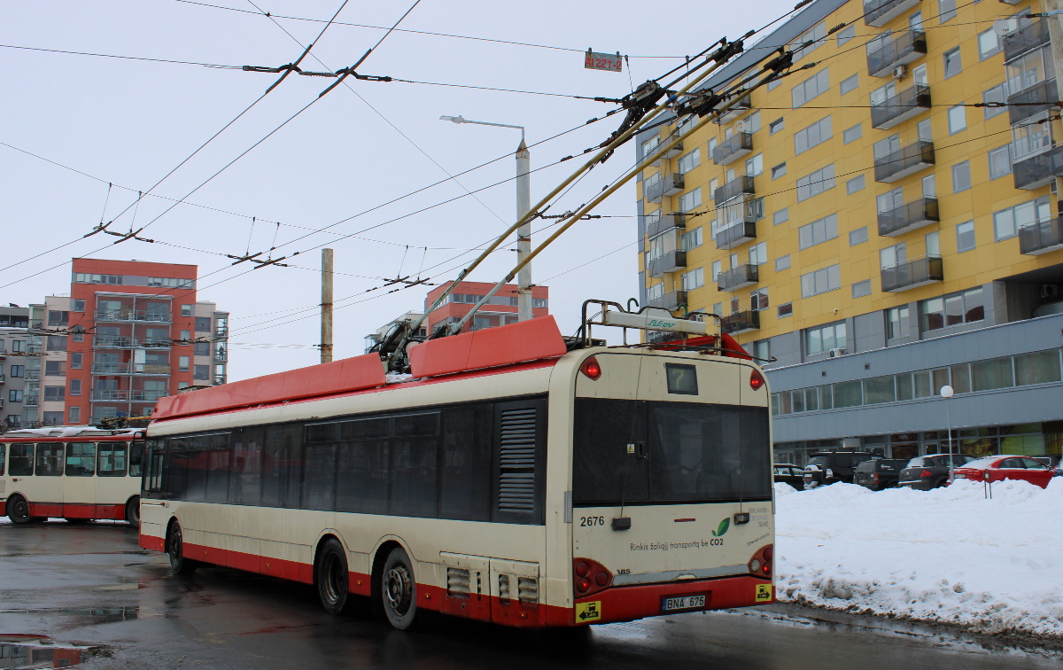 Вильнюс, Solaris Trollino II 15 AC № 2676