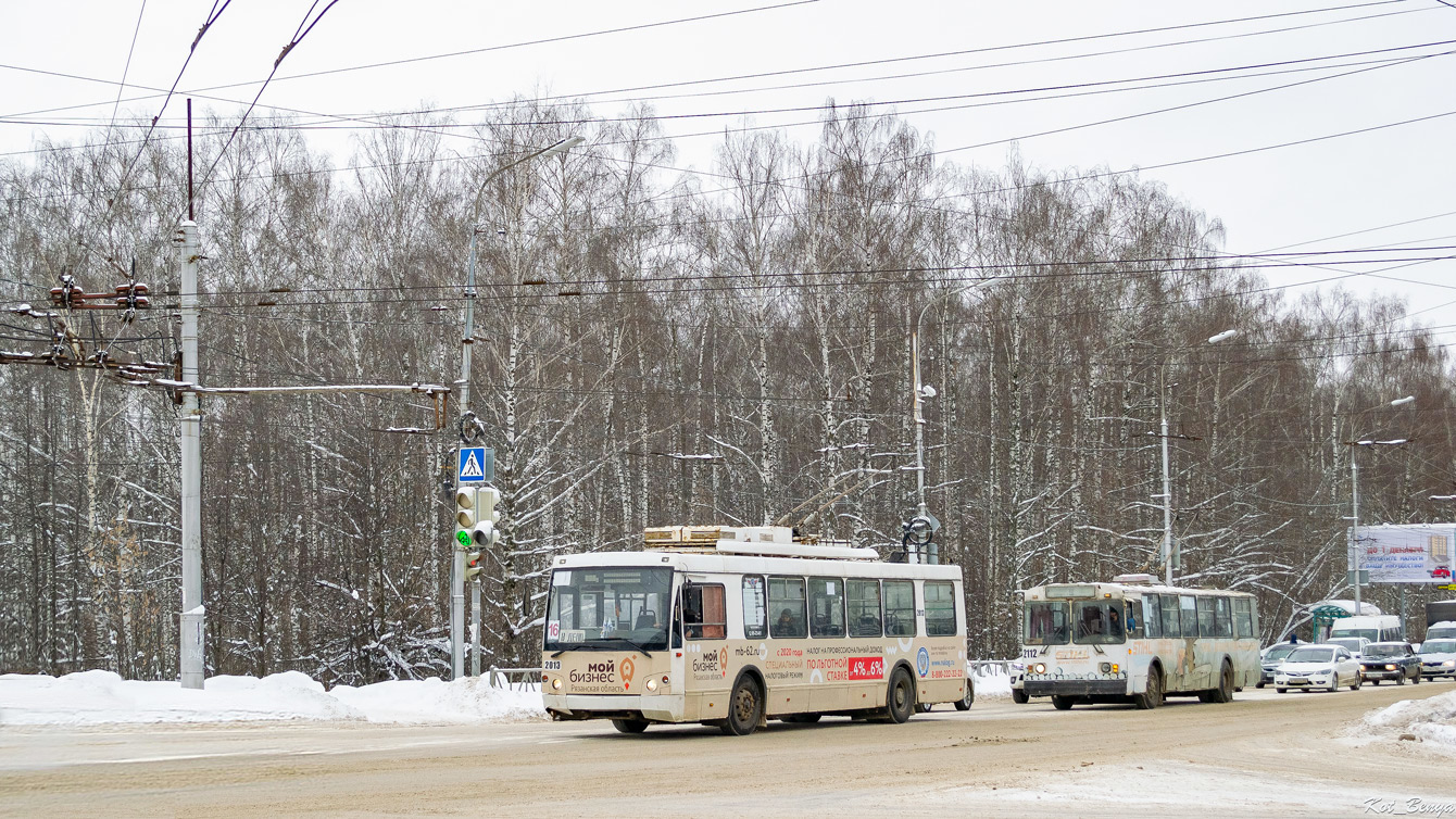 Рязань, ЗиУ-682Г-016.04 (Слобода) № 2013; Рязань, ЗиУ-682Г-016 (012) № 2112