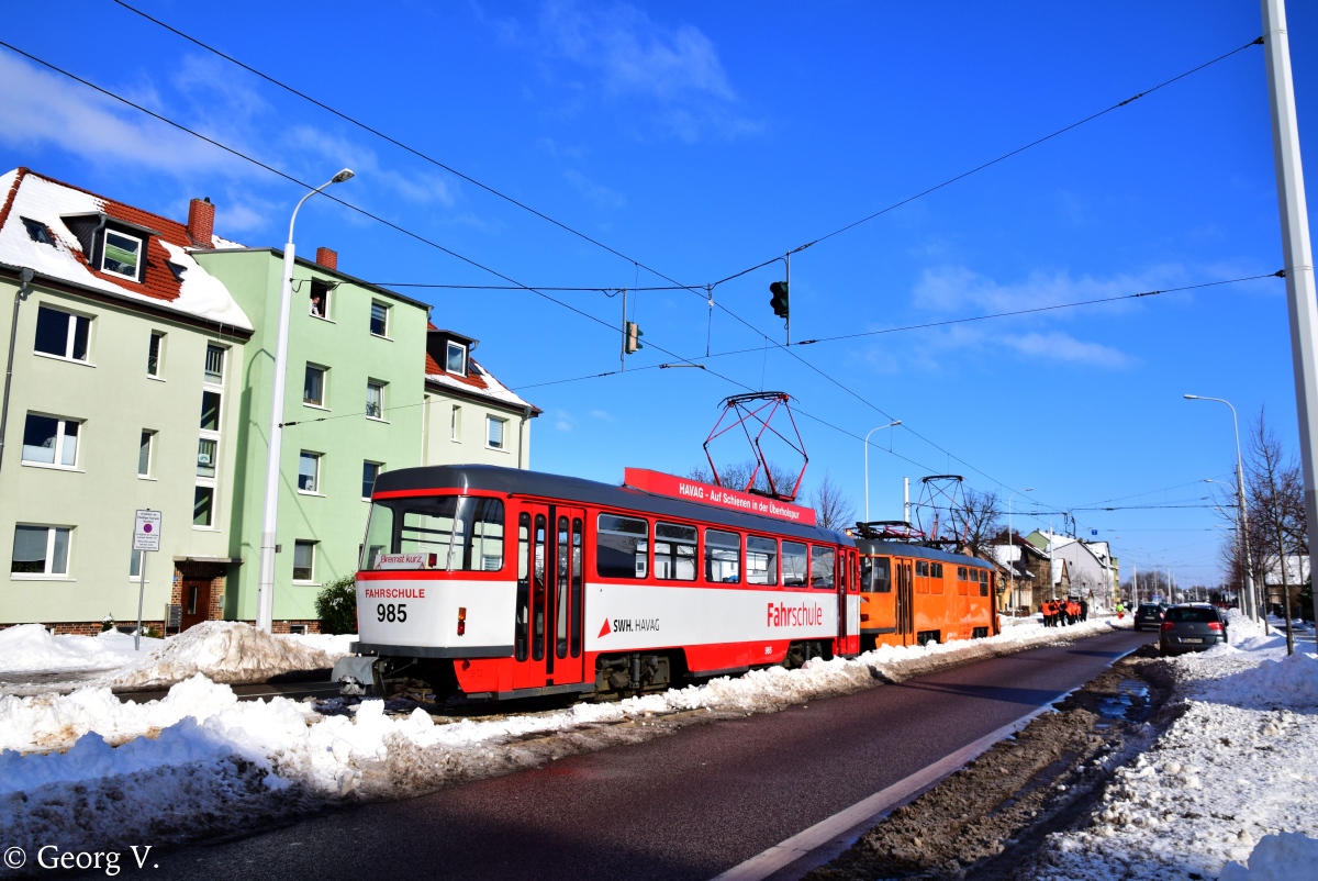 Галле, Tatra T4D № 985
