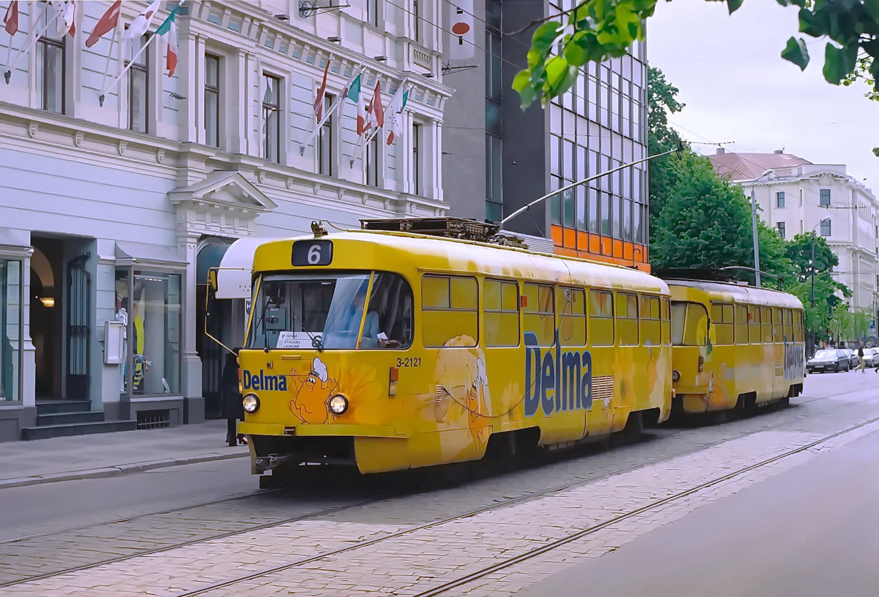Рига, Tatra T3A № 3-2121