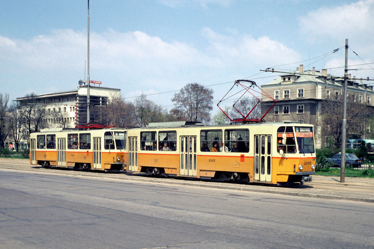 София, Tatra T6A2B № 2005; София — Исторически снимки — Трамвайни мотриси (1990–2010)