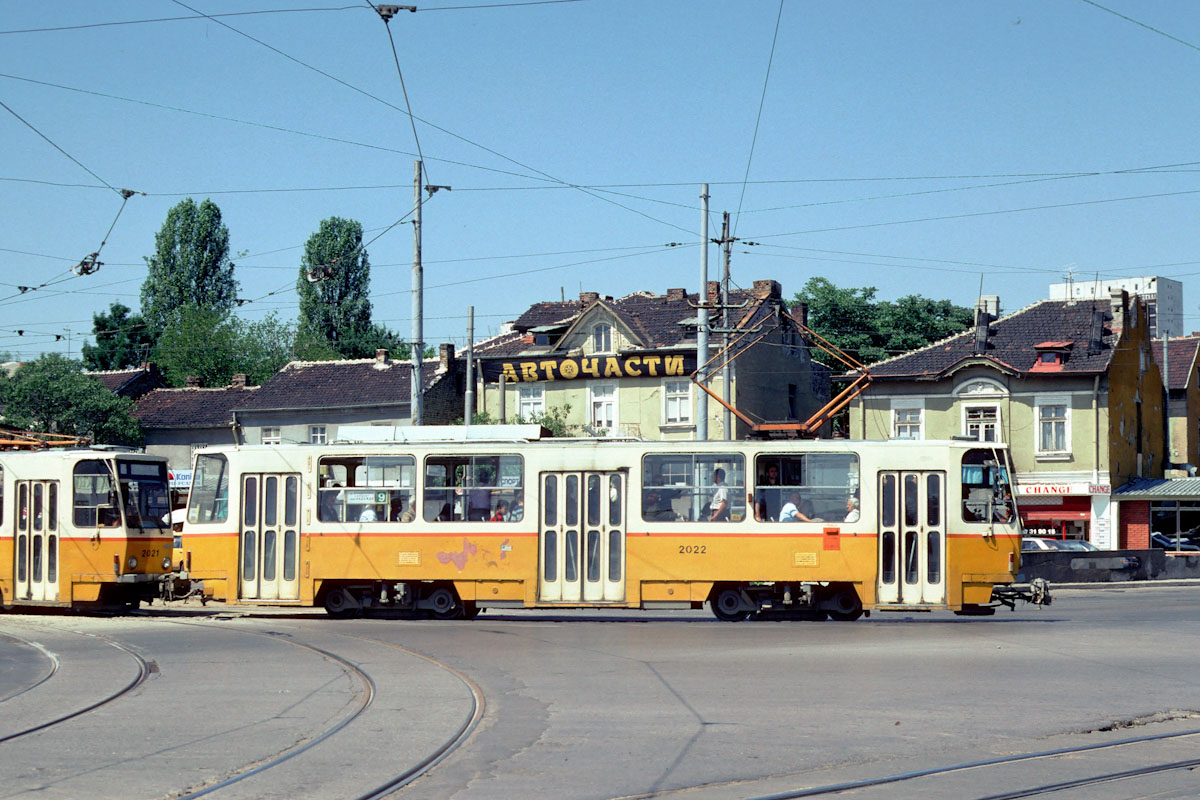 Szófia, Tatra T6A2B — 2022; Szófia — Historical — Тramway photos (1990–2010)