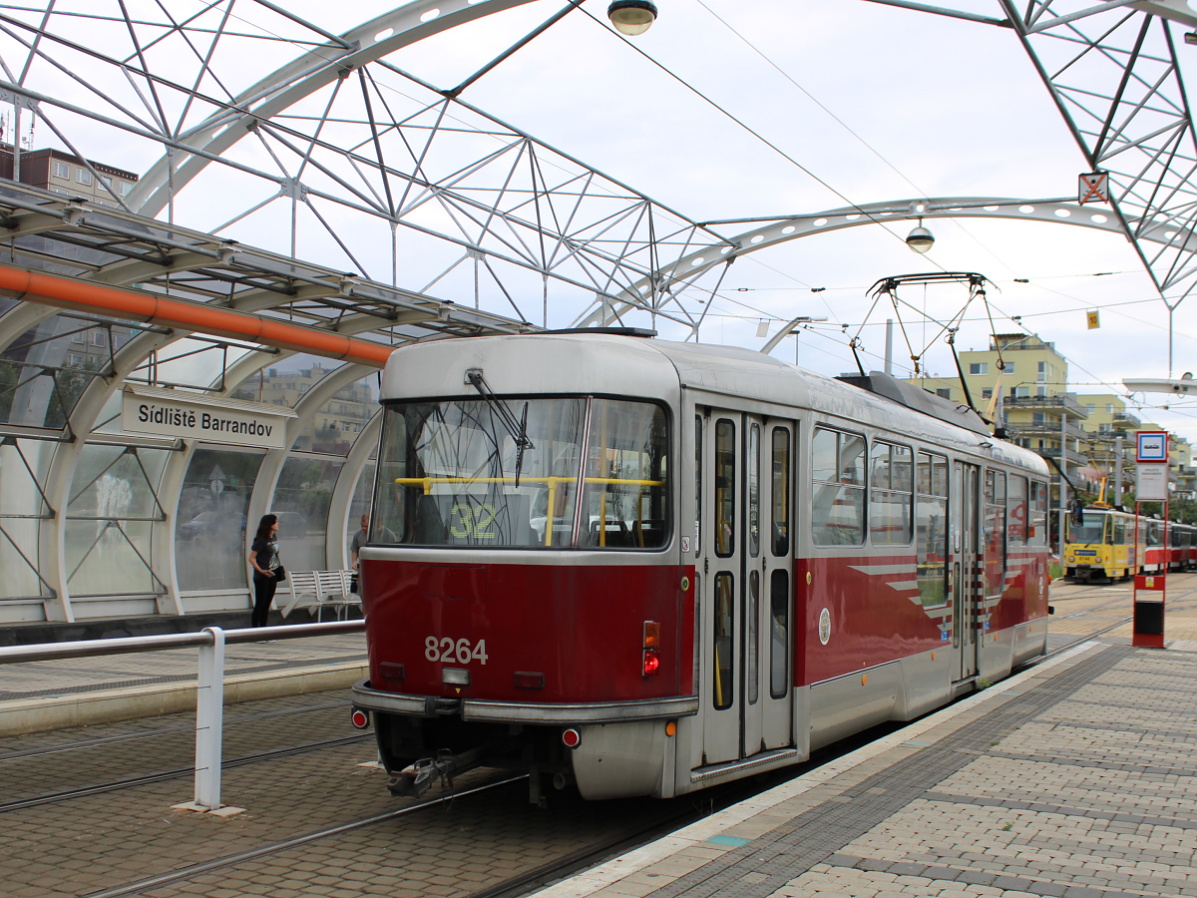 Прага, Tatra T3R.PLF № 8264