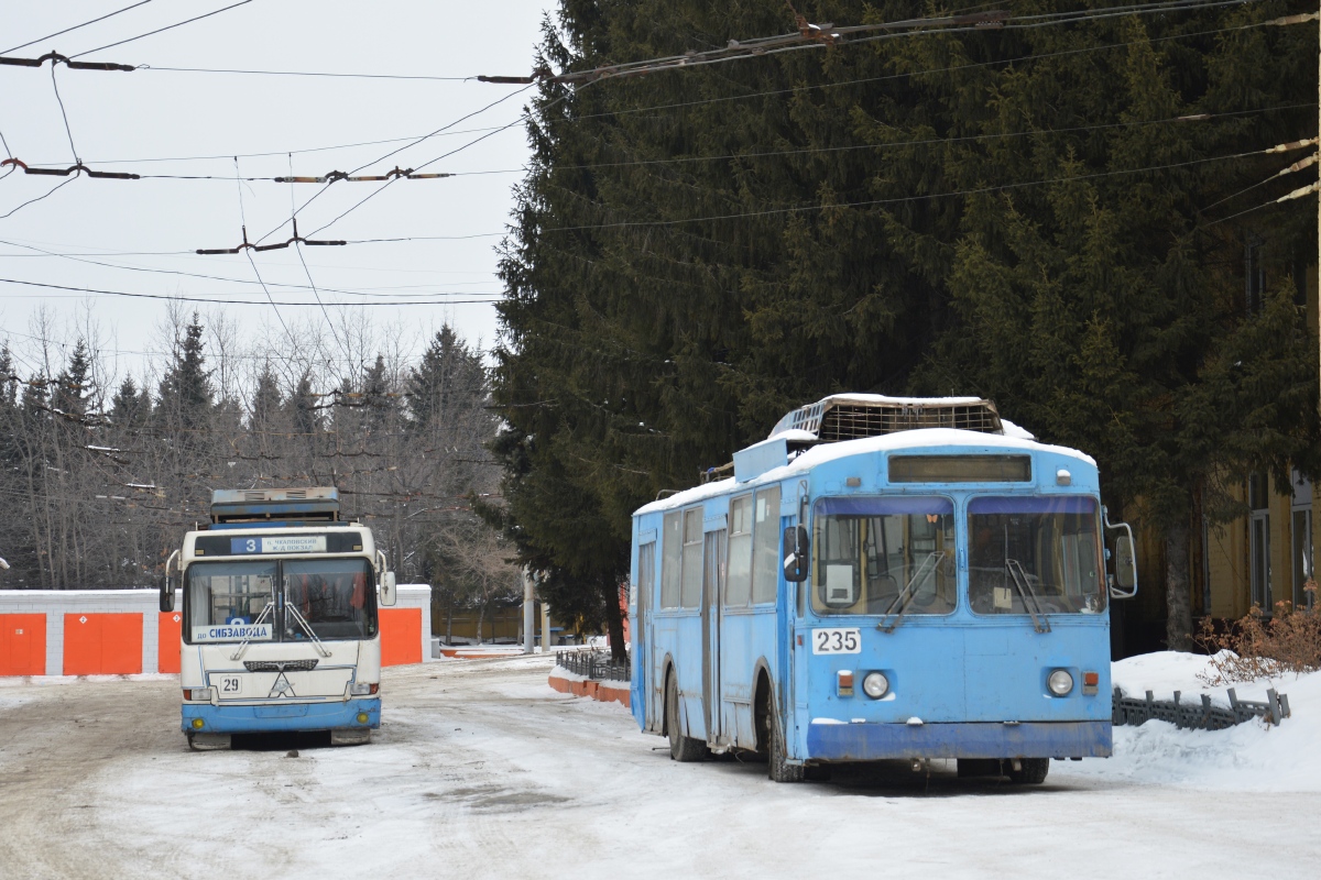 Омск, МТрЗ-5279-0000012 № 29; Омск, АКСМ 101 № 235