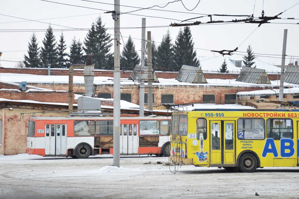 Омск — Троллейбусное депо 1 (Первомайское)