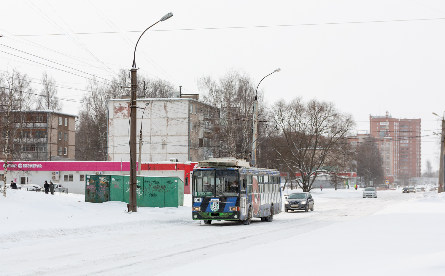 Ярославъл, ЛиАЗ-5280 (ВЗТМ) № 90 Ярославъл, ЛиАЗ-5280 (ВЗТМ) № 90