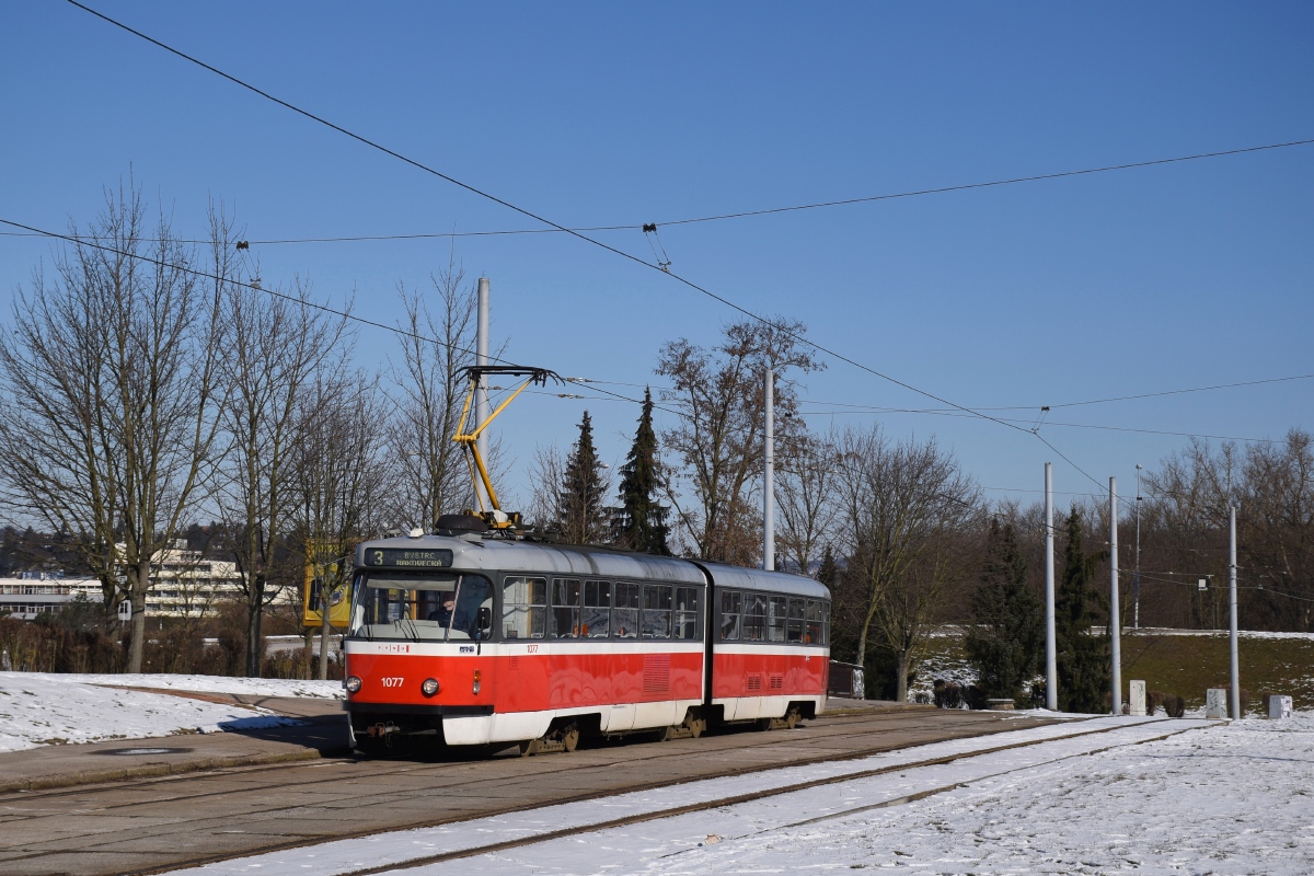 Брно, Tatra K2P № 1077