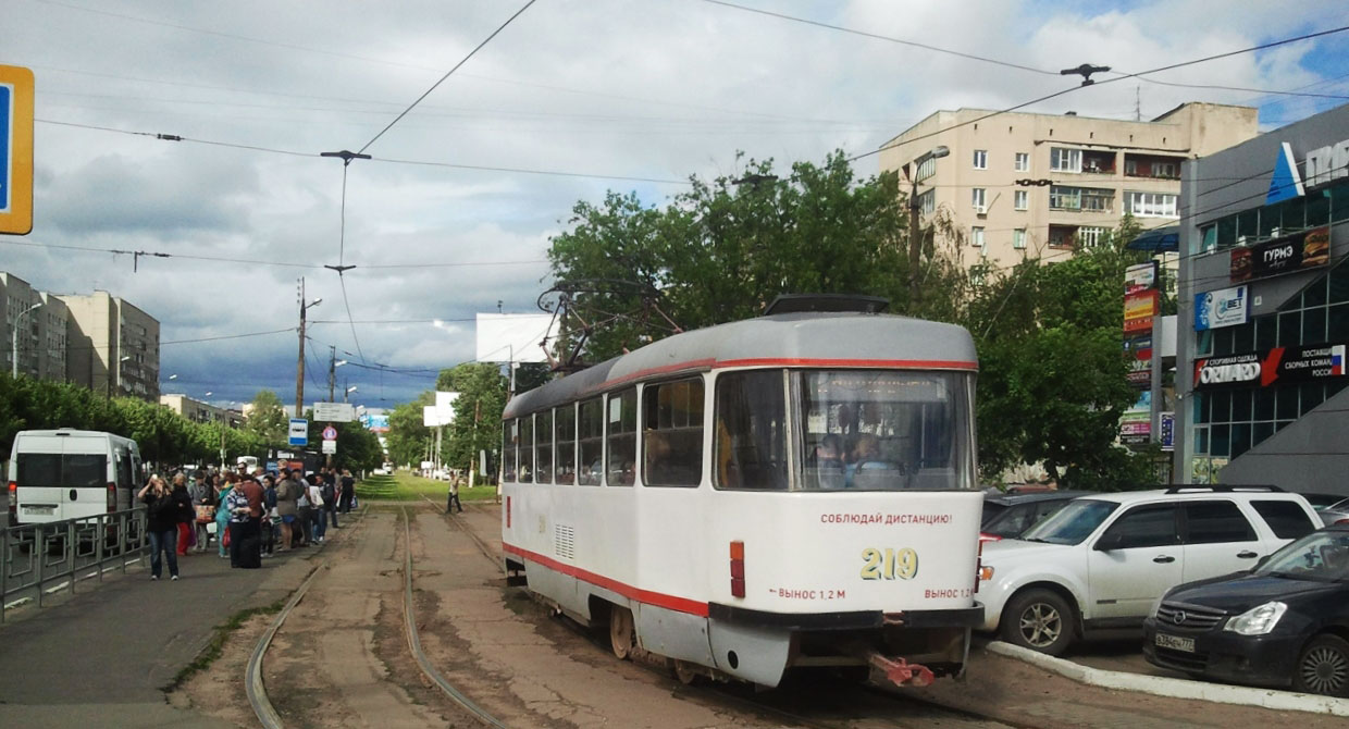 Tverė, Tatra T3SU nr. 219; Tverė — The last years of the Tver streetcar (2017 — 2018)