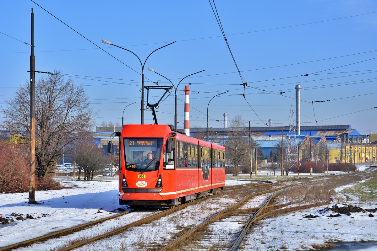 Верхнесилезская агломерация, Duewag Ptm № 908