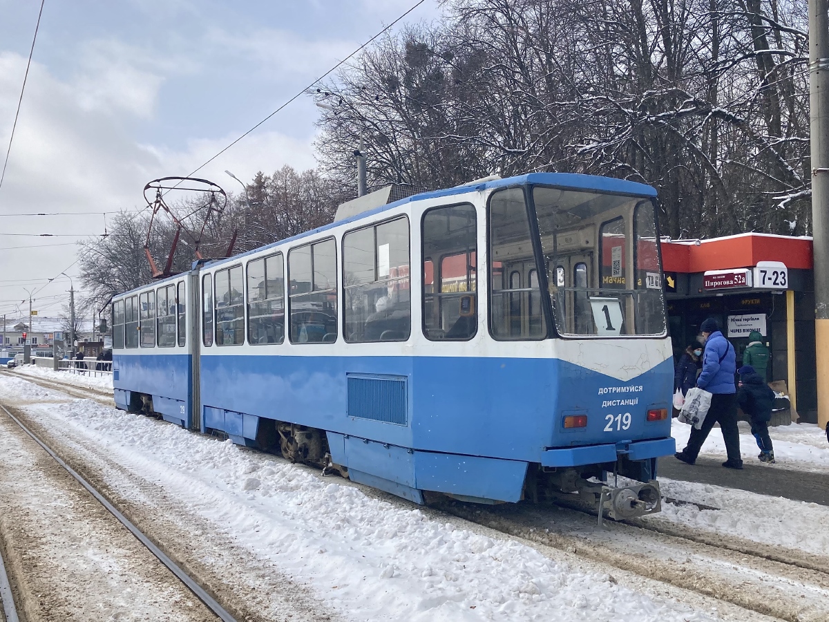 Винница, Tatra KT4SU № 219