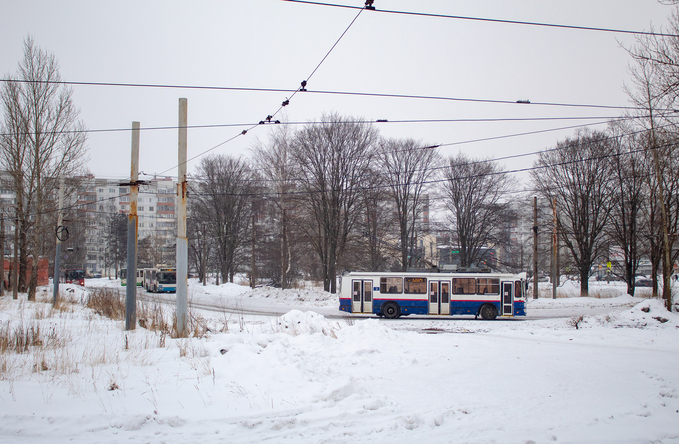 Ярославль — Конечные станции и разворотные кольца — троллейбус