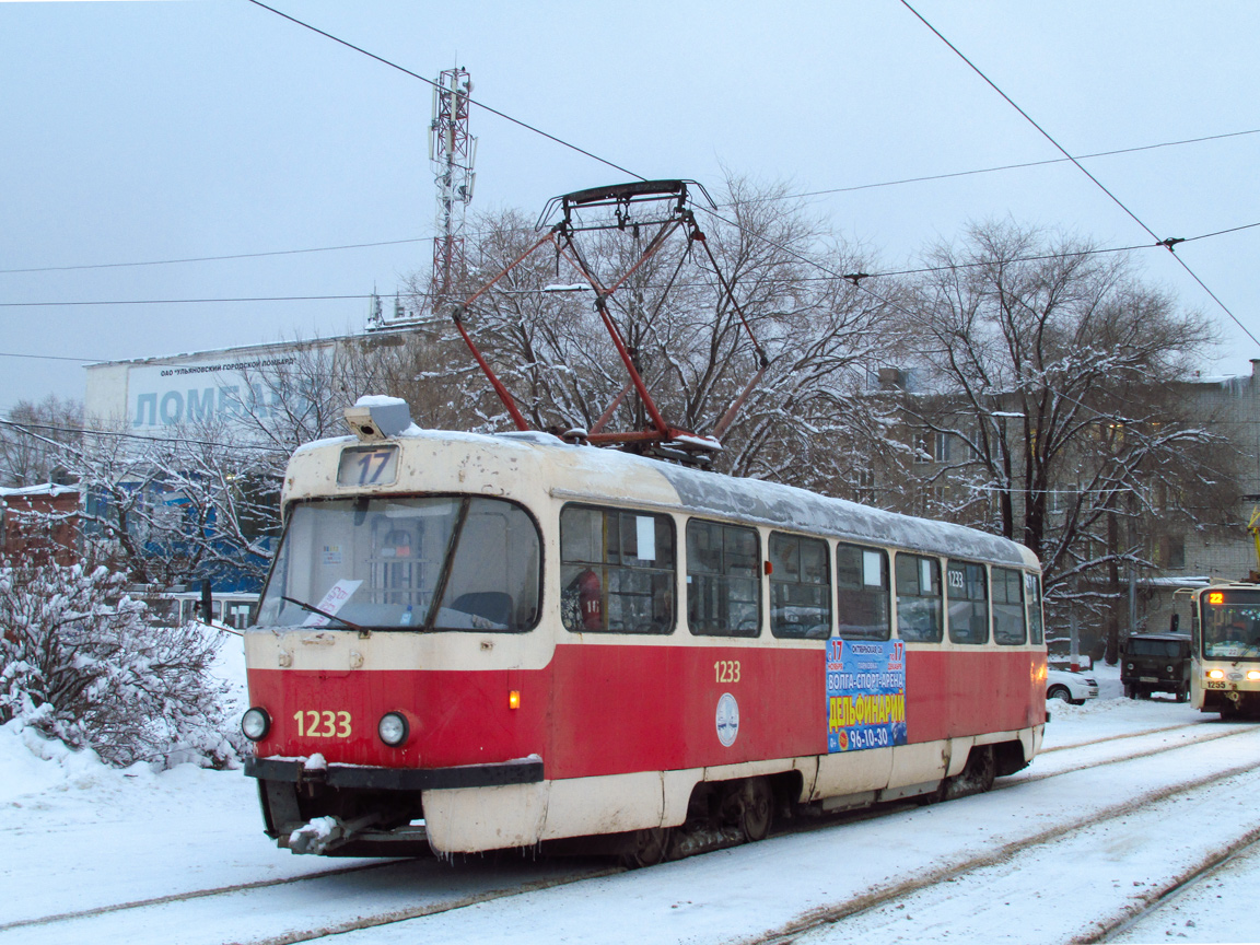 Ульяновск, Tatra T3SU № 1233