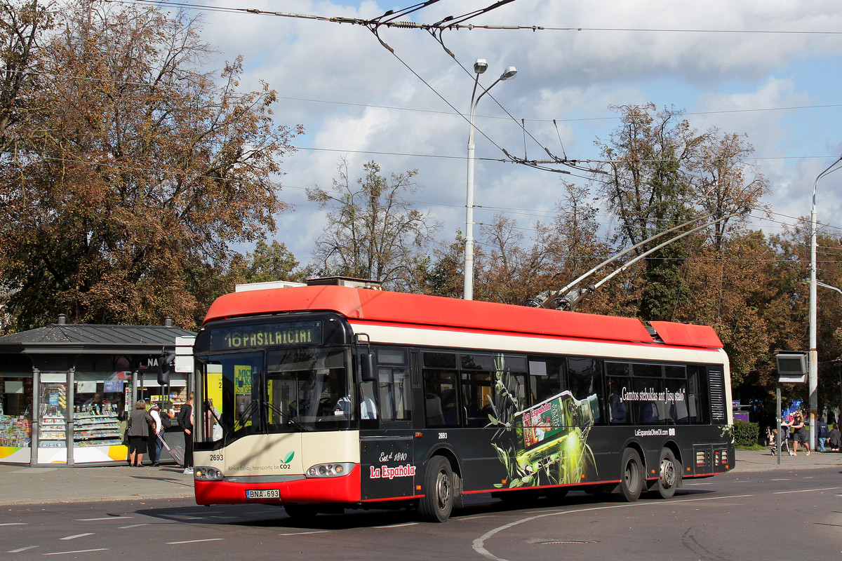 Вильнюс, Solaris Trollino II 15 AC № 2693