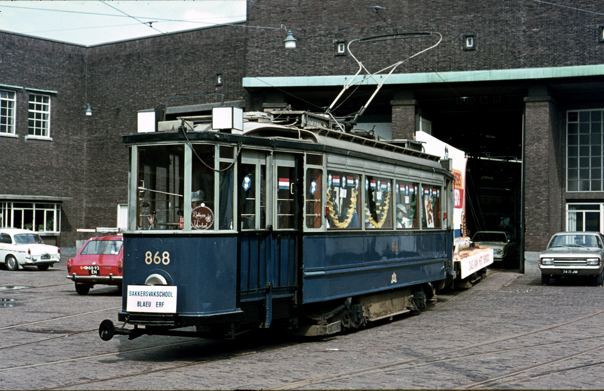 Амстердам, Двухосный моторный Beijnes № 868; Амстердам — Старые фотографии Амстердам, Двухосный моторный Beijnes № 868; Амстердам — Старые фотографии