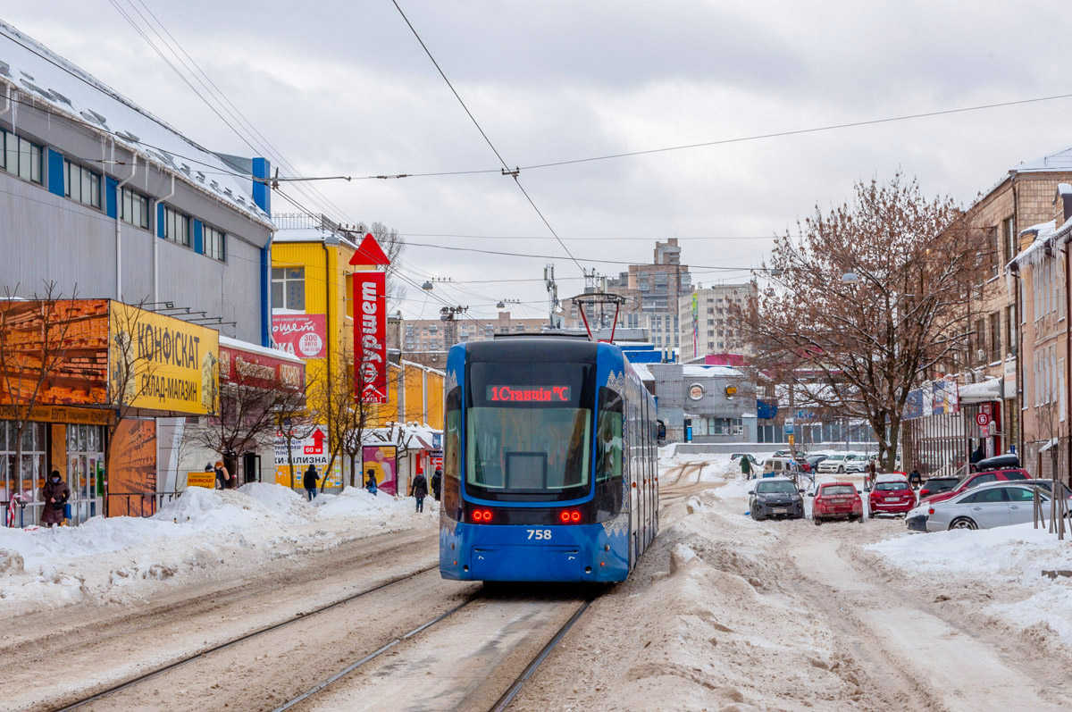 Киев, PESA 71-414К (Fokstrot) № 758