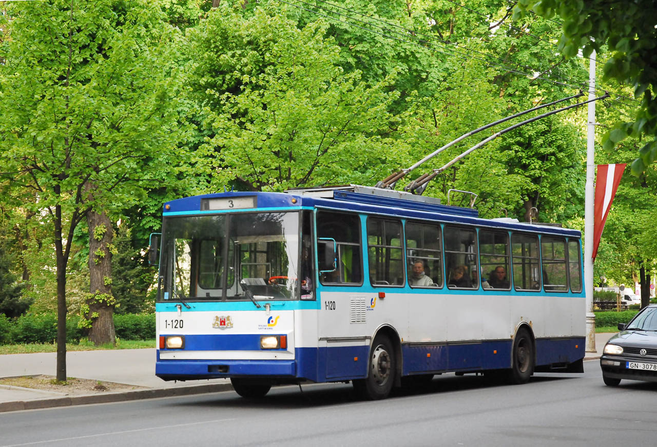 Рига, Škoda 14Tr89/6 № 1-120