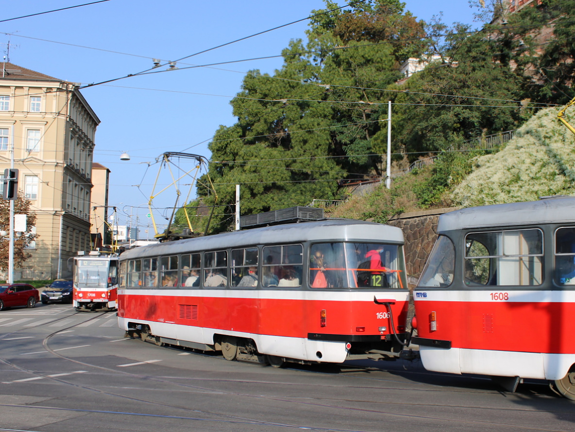 Брно, Tatra T3G № 1606