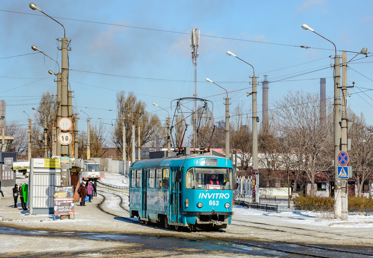 Каменское, Tatra T3SUCS № 663