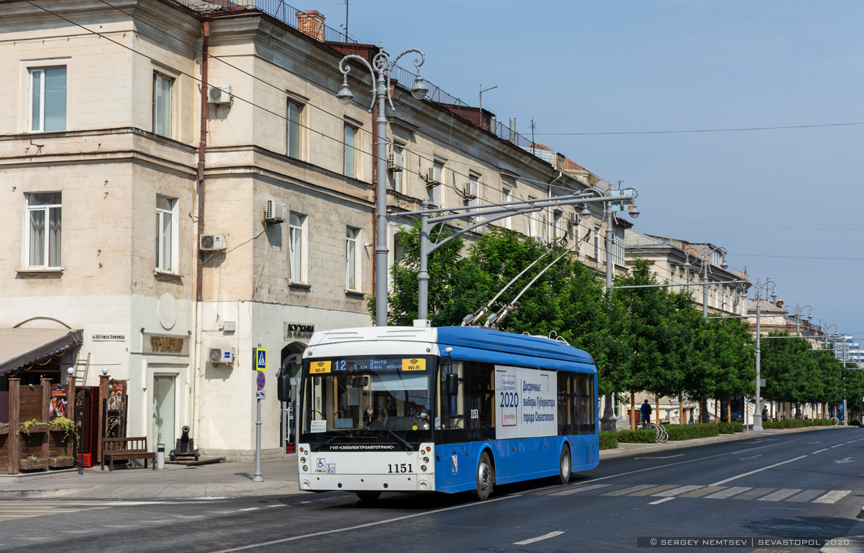 Севастополь, Тролза-5265.02 «Мегаполис» № 1151