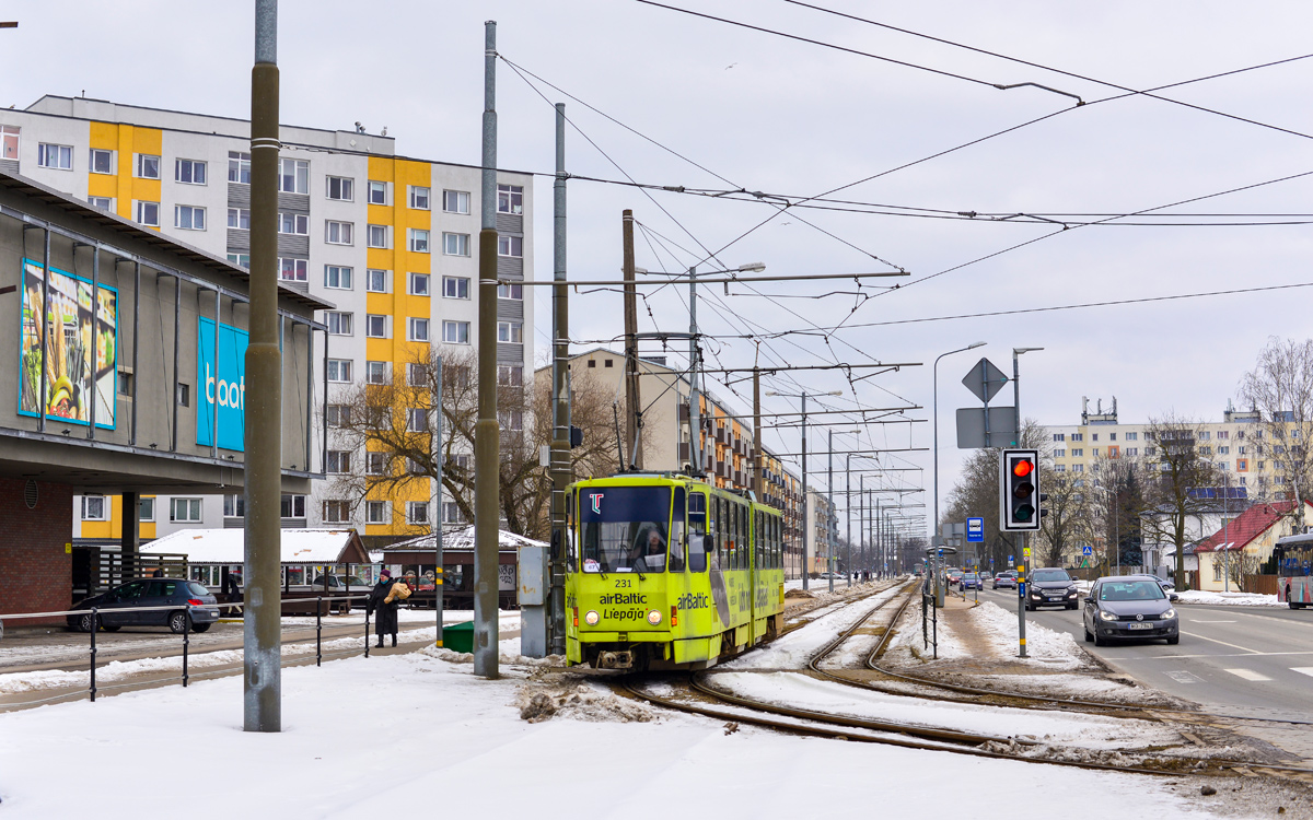 Лиепая, Tatra KT4SU № 231