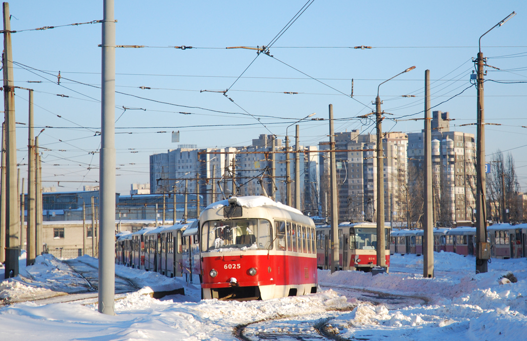 Киев, Tatra T3SU № 6025