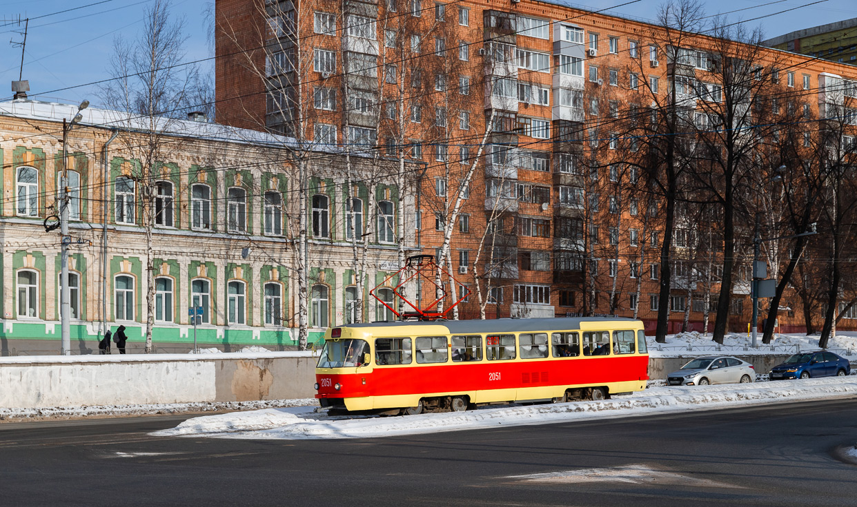 Ижевск, Tatra T3SU мод. Ижевск № 2051