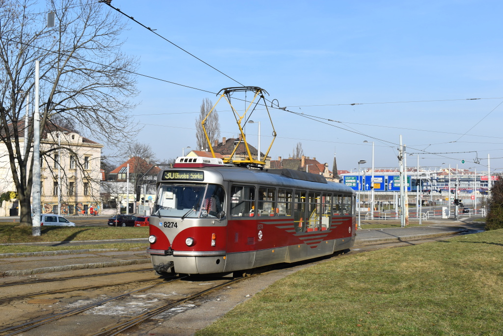 Прага, Tatra T3R.PLF № 8274