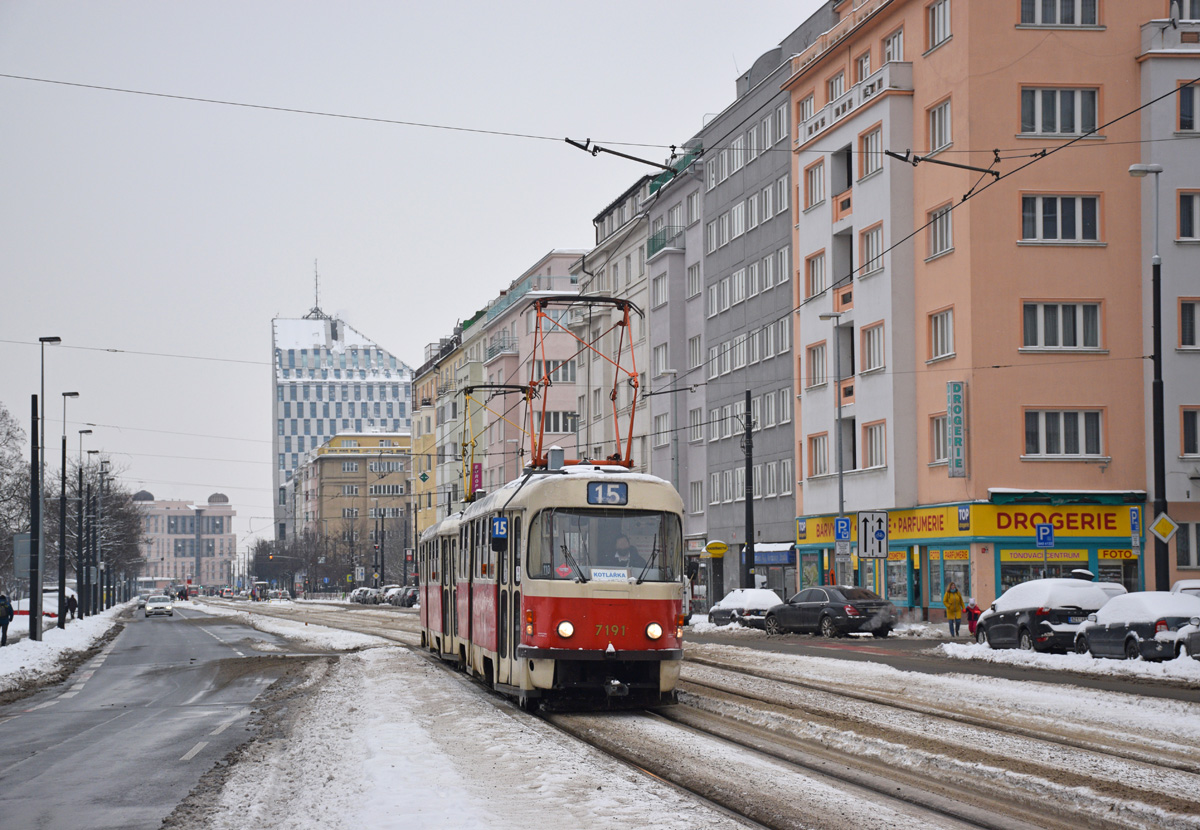 Прага, Tatra T3SUCS № 7191