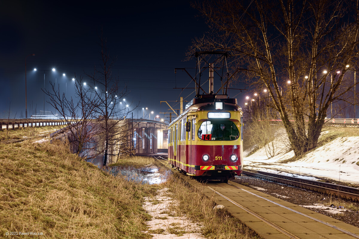 Лодзь, Duewag GT8NF № 511